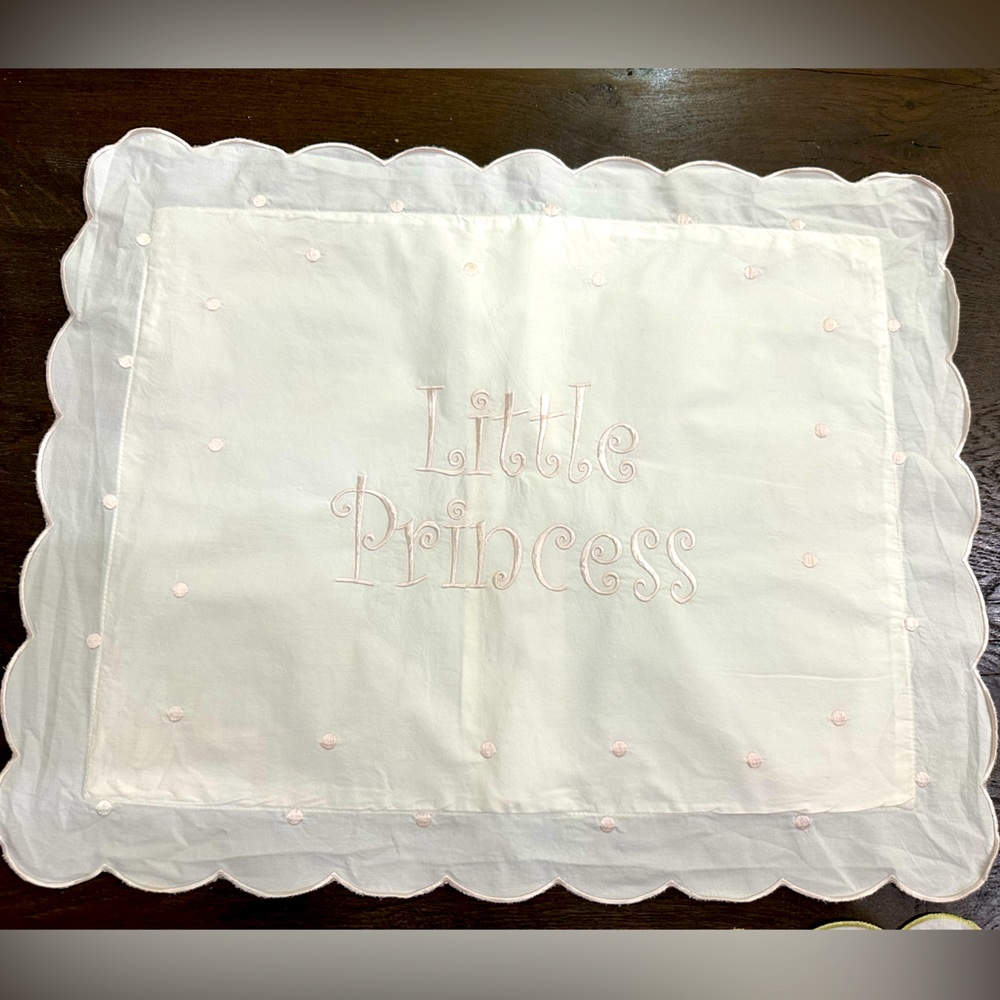 Precious “Little Princess” pillow case cover